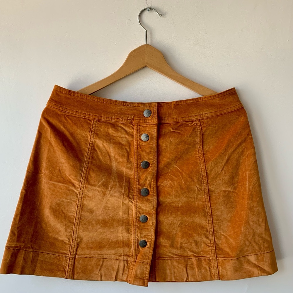 Madewell Copper Skirt